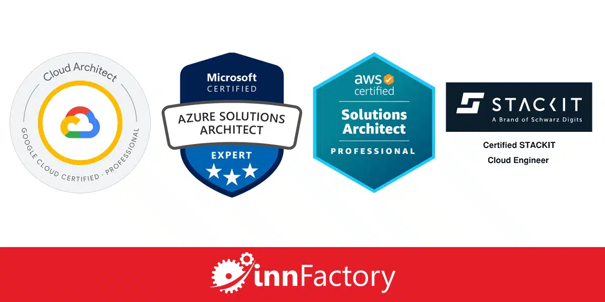 Zertifizierte Cloud Architekten für AWS, Azure, Google Cloud & STACKIT Zertifizierte Cloud Architekten für AWS, Azure, Google Cloud & STACKIT